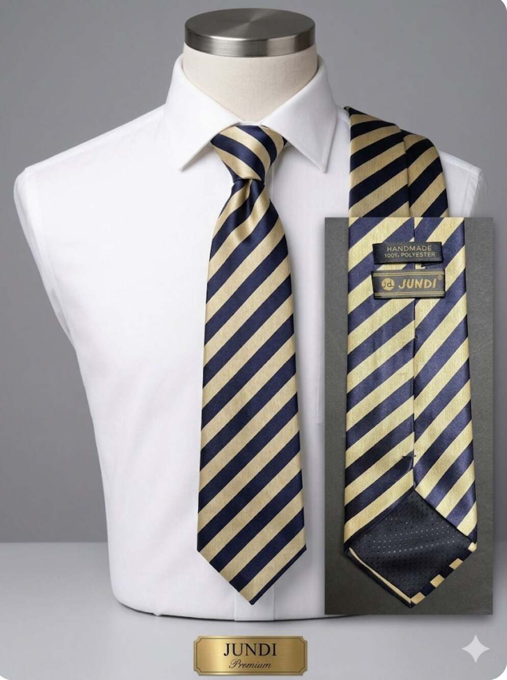 Ben Sherman Stripe Tie & Pocket Square Box Set